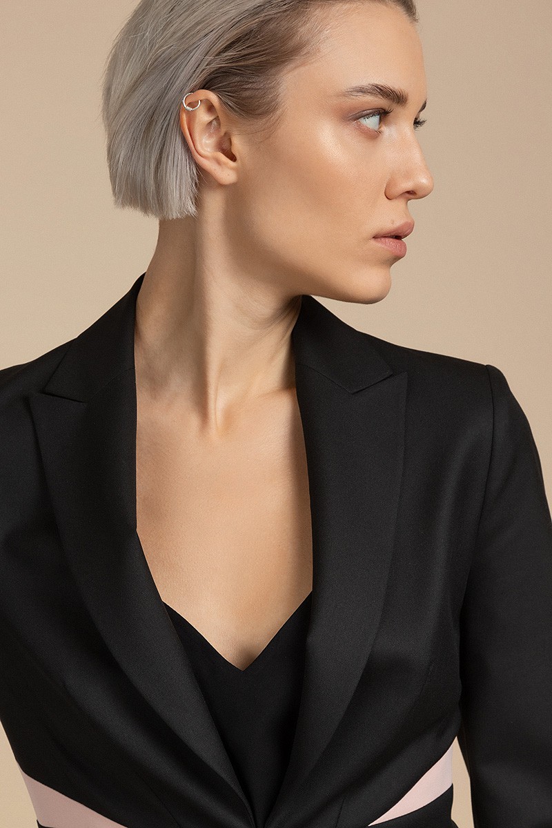 Jacket VASSA&Co, пол female, цвет black