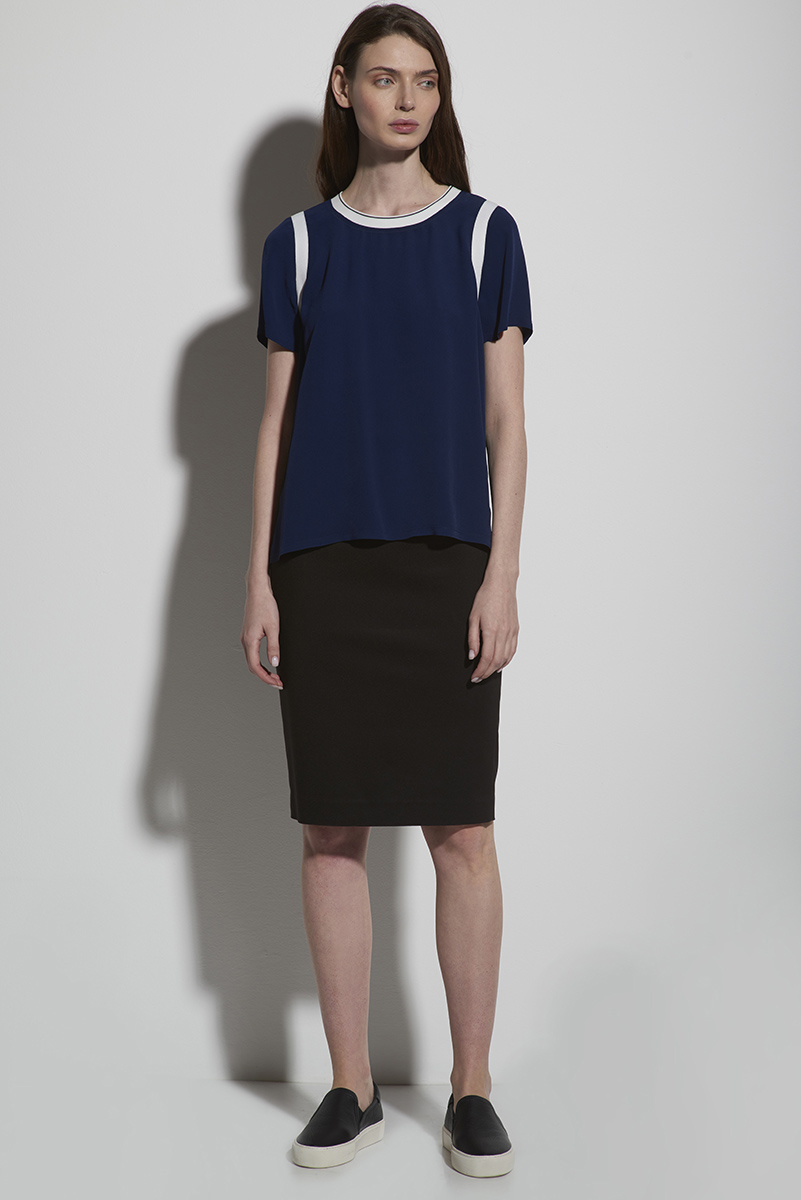 Skirt female ЮБКА ЖЕНСКАЯ VASSA CODE Black