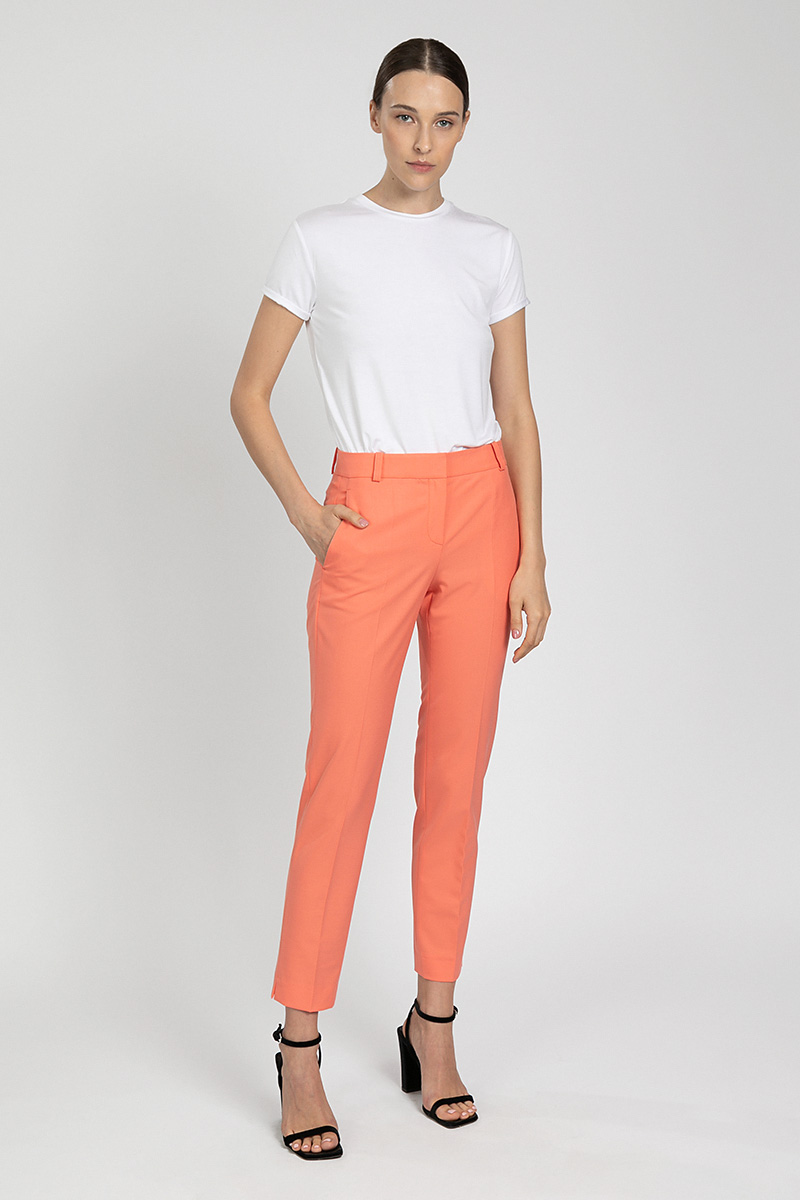 Pants female БРЮКИ VASSA&Co Pink