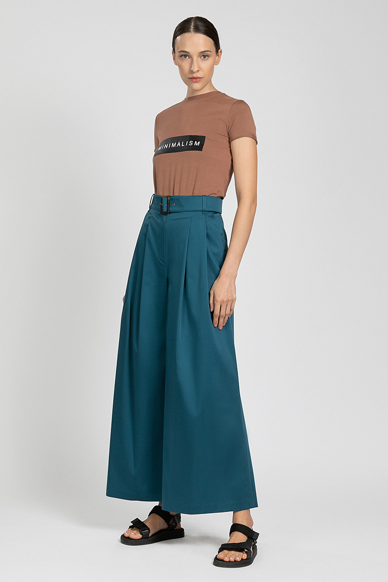 Pants female БРЮКИ VASSA&Co Синий
