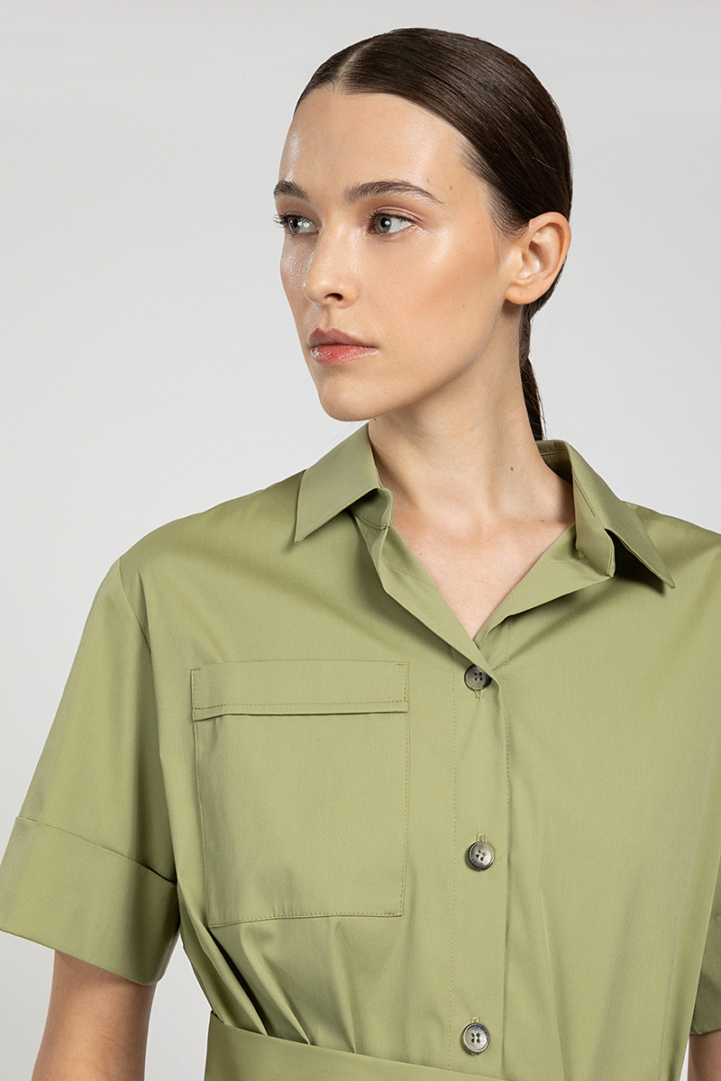 Dress female ПЛАТЬЕ VASSA&Co Синий