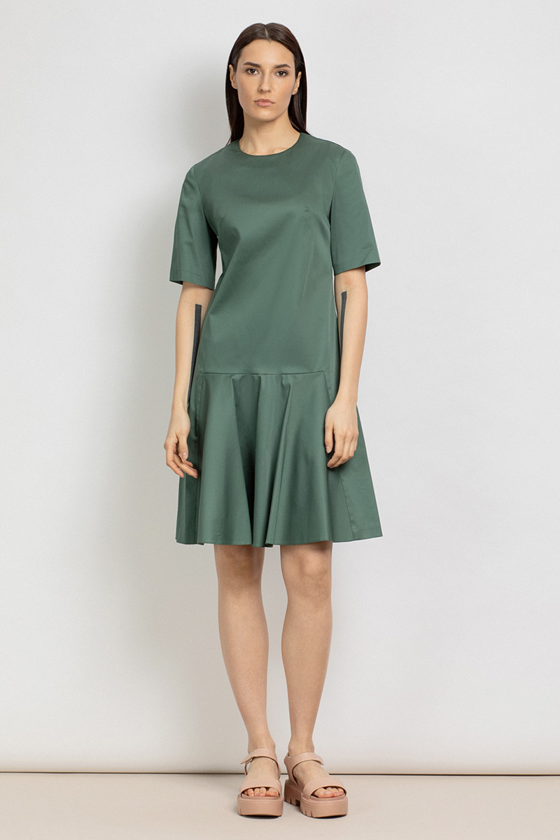 Dress female ПЛАТЬЕ VASSA&Co Brown