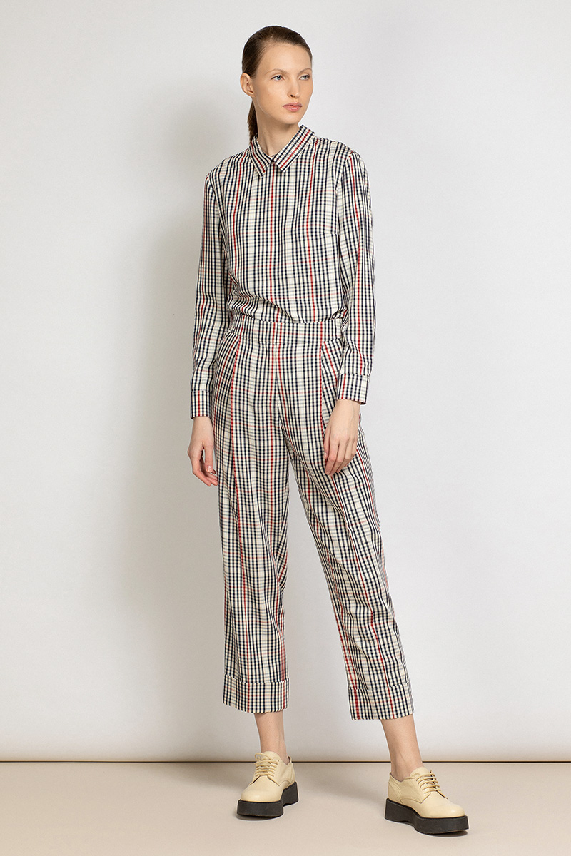 Pants female БРЮКИ VASSA&Co Серый