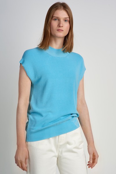 Джемпер женский VASSA CODE, пол женский, цвет голубой