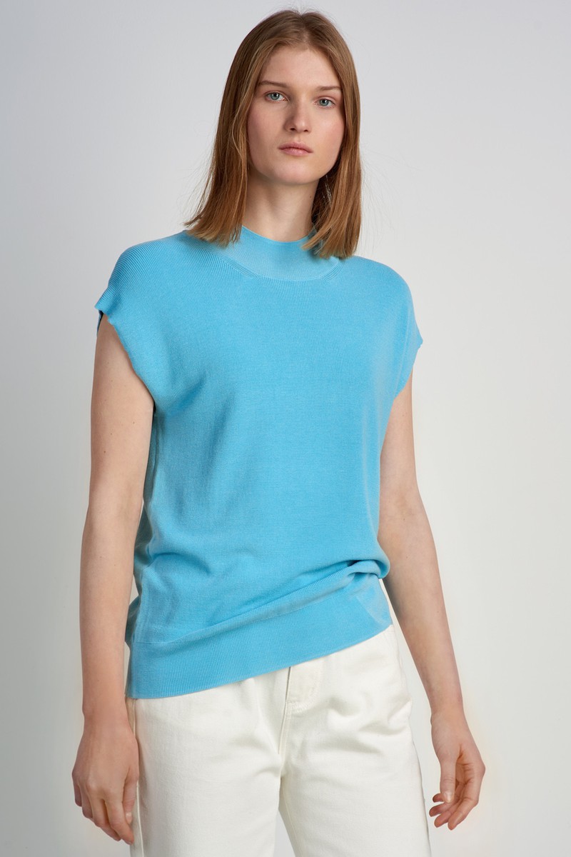 Джемпер женский VASSA CODE, пол женский, цвет голубой