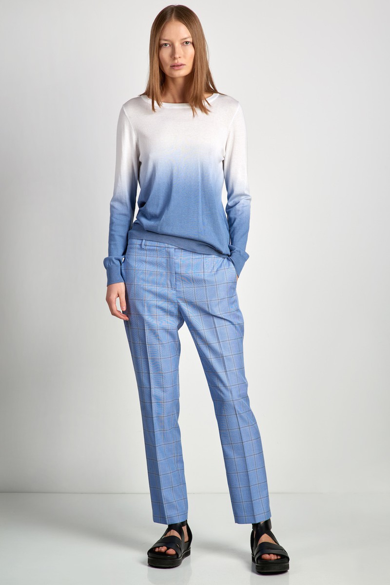 Брюки женские VASSA CODE, пол женский, цвет голубой