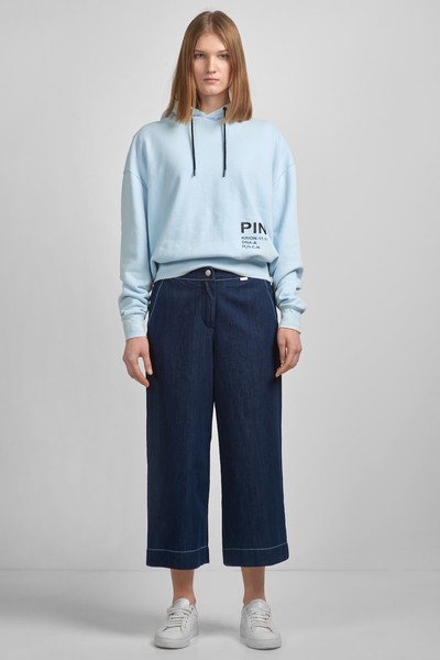 Джинсовые кюлоты VASSA CODE, пол женский, цвет синий