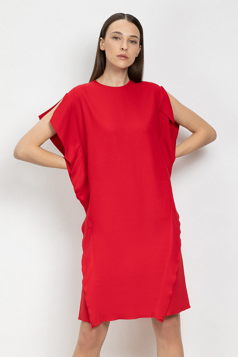 Dress VASSA&Co, пол female, цвет Red