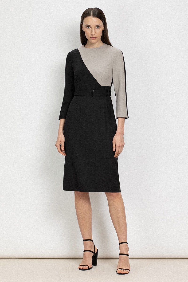 Dress VASSA&Co, пол female, цвет black