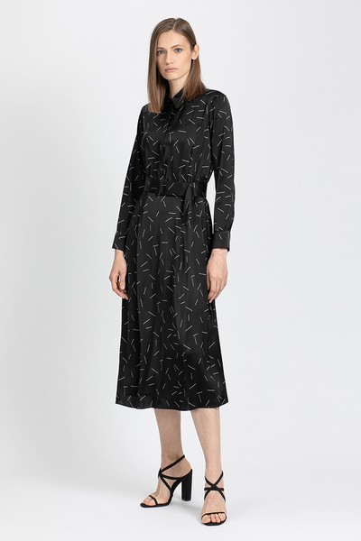 Платье VASSA&Co, пол женский, цвет черный