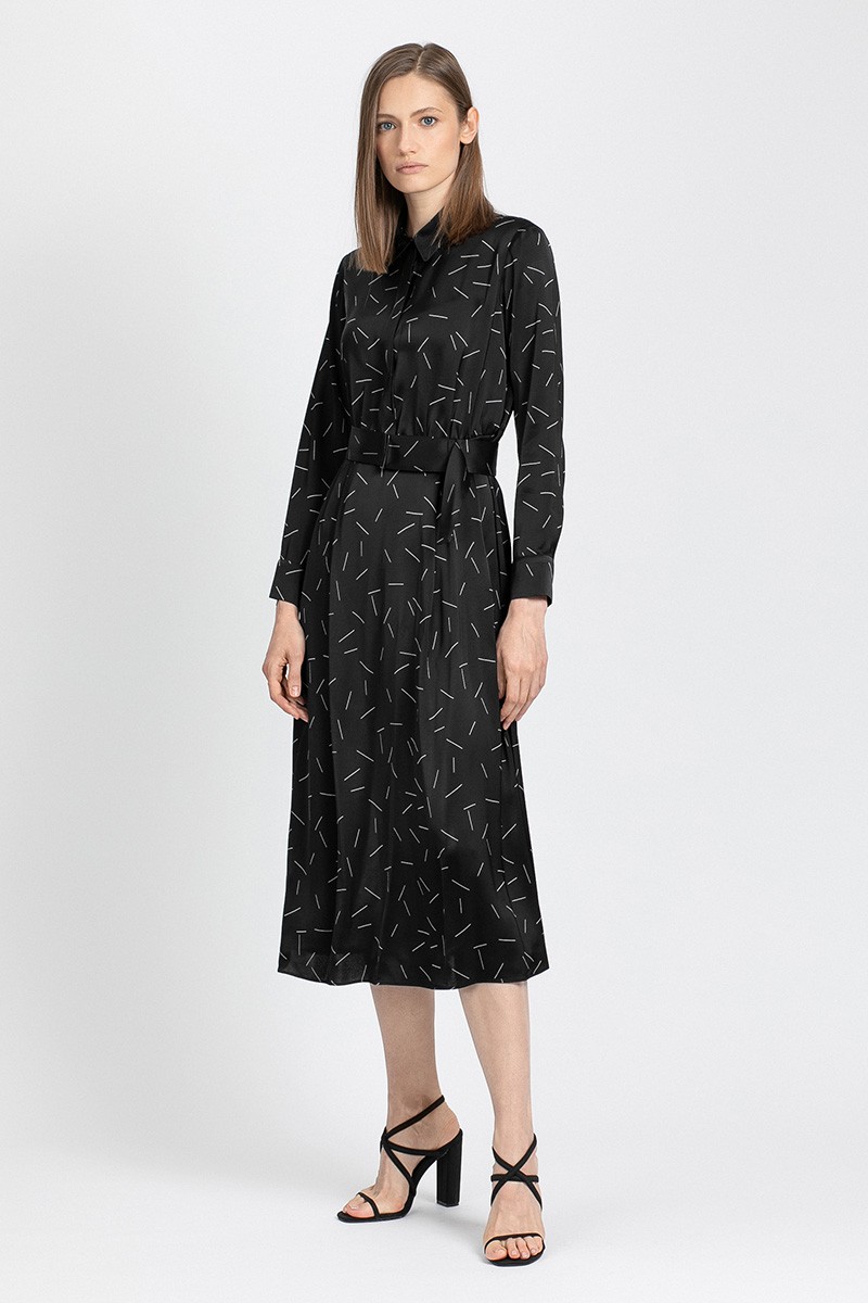 Платье VASSA&Co, пол женский, цвет черный