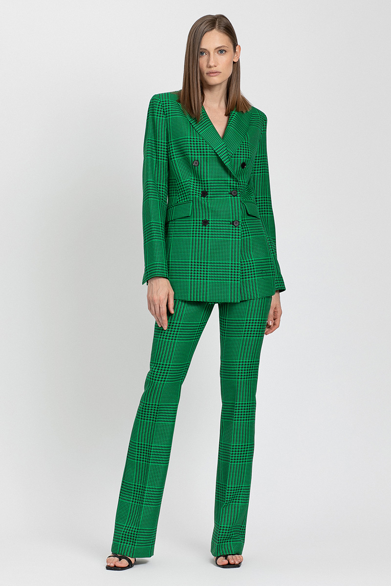 Pants female БРЮКИ VASSA&Co Зеленый