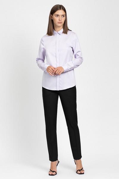 Блузка из хлопка VASSA&Co, пол женский, цвет розовый