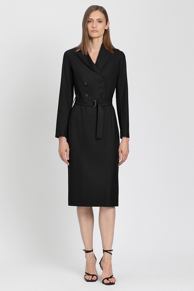 Платье VASSA&Co, пол женский, цвет черный