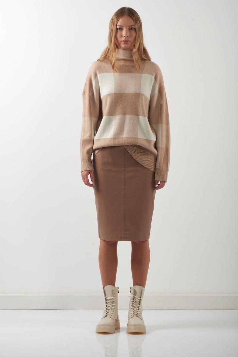 Юбка женская VASSA CODE, пол женский, цвет коричневый