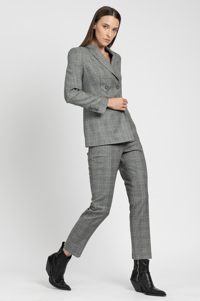 Брюки VASSA&Co, пол женский, цвет серый