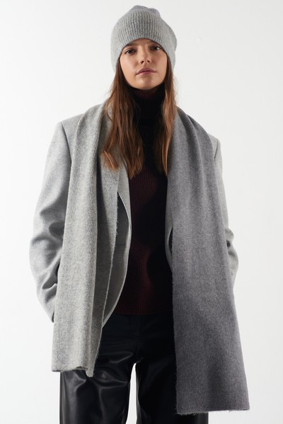 Шарф женский VASSA CODE, пол женский, цвет серый