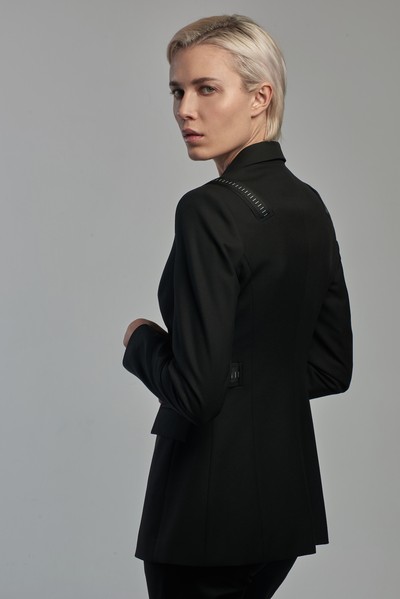 Жакет VASSA&Co, пол женский, цвет черный