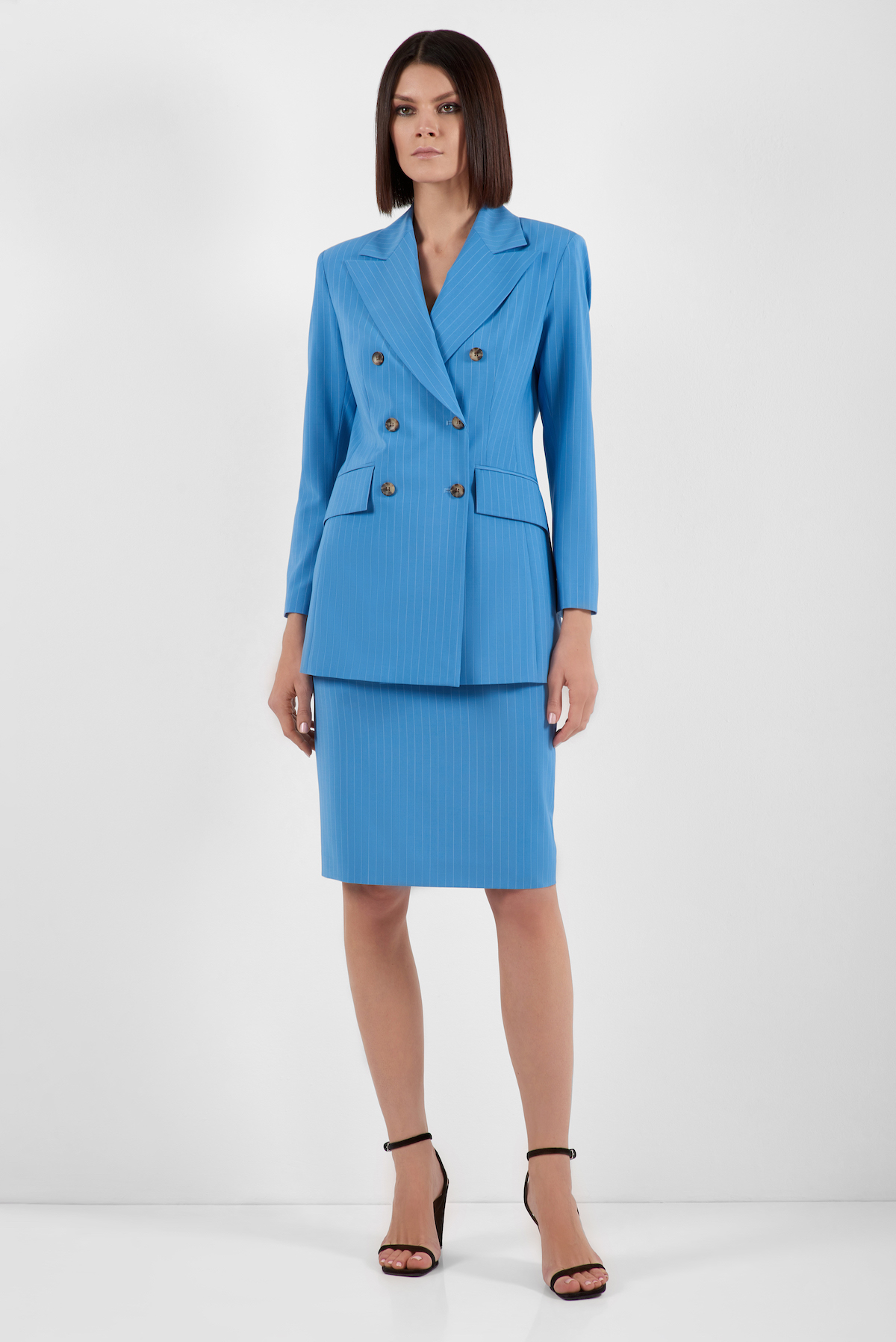 Skirt female ЮБКА VASSA&Co Синий
