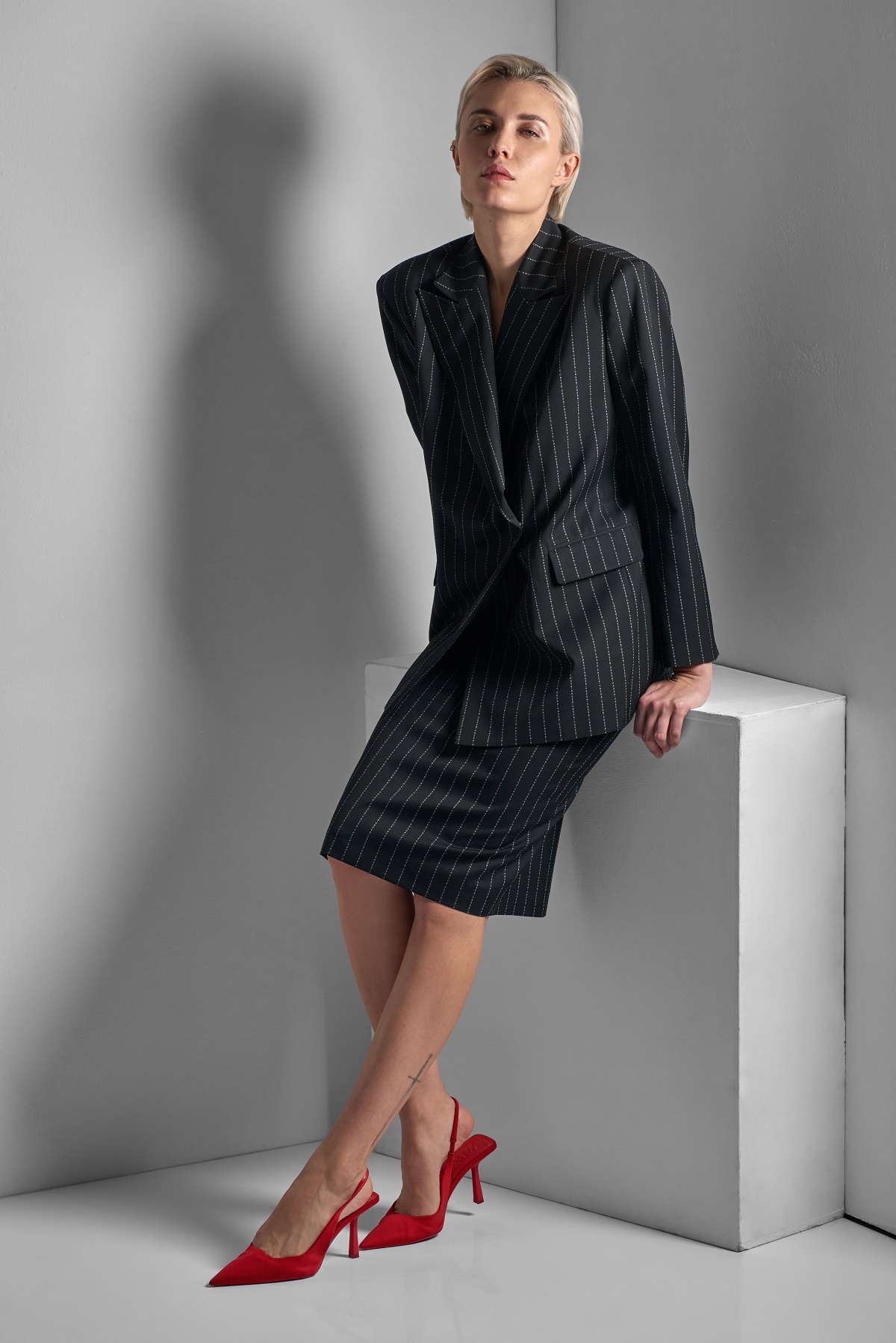 Skirt VASSA&Co, пол female, цвет Black