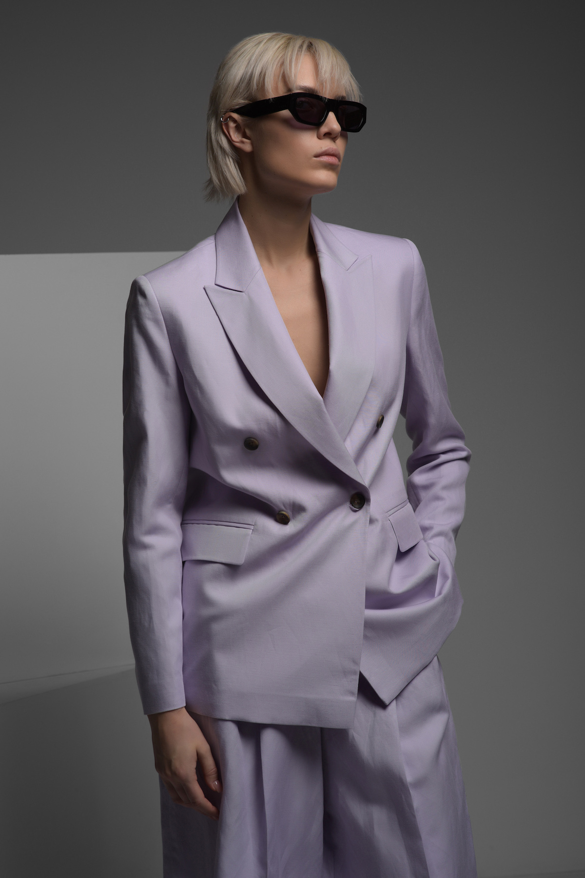 Jacket female ЖАКЕТ VASSA&Co Violet