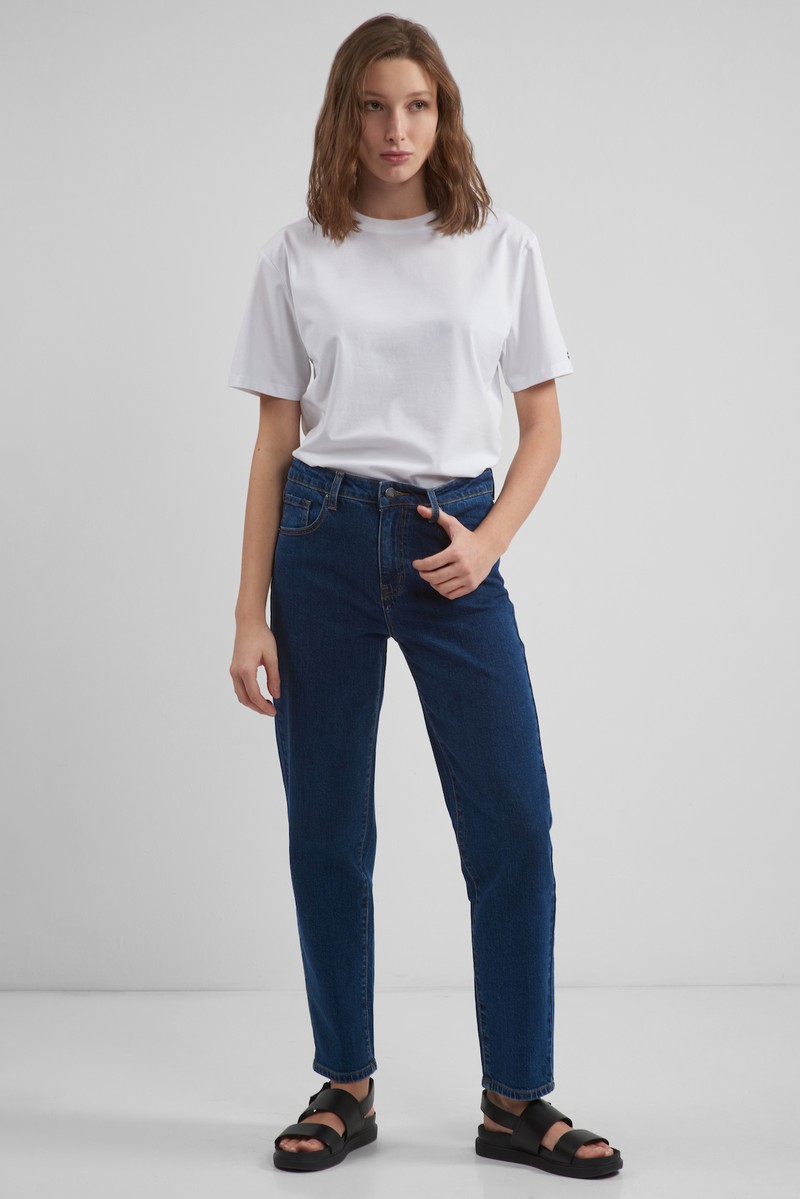 Джинсы Luxembourg Mid Rise VASSA CODE, пол Женский, цвет Синий