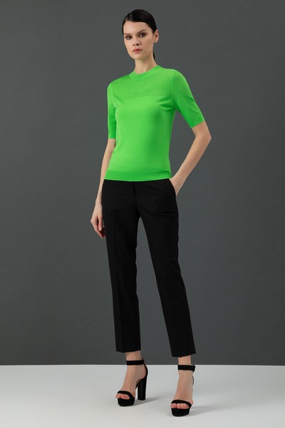 Джемпер VASSA&Co, пол женский, цвет зеленый