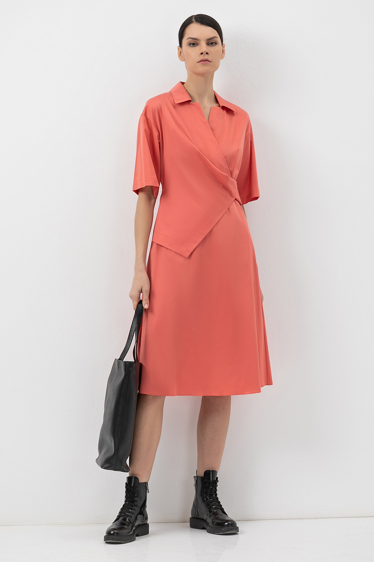 Dress female ПЛАТЬЕ VASSA&Co Pink