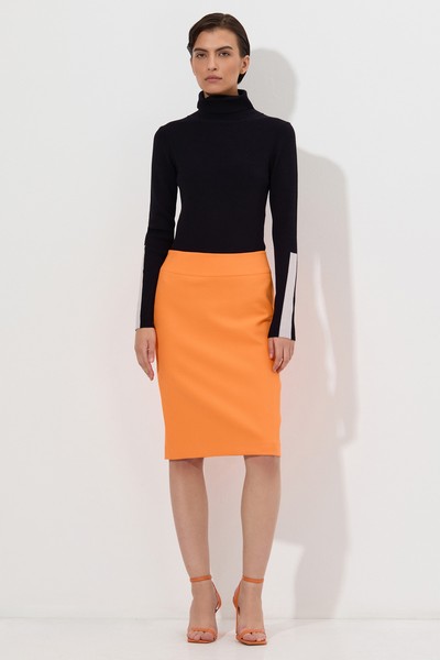 Skirt VASSA&Co, пол female, цвет orange