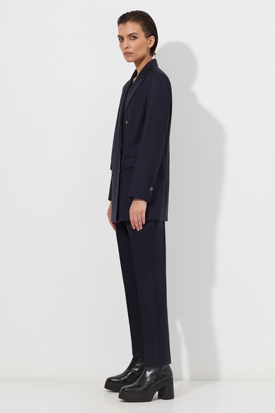 Классические брюки VASSA&Co, пол женский, цвет синий