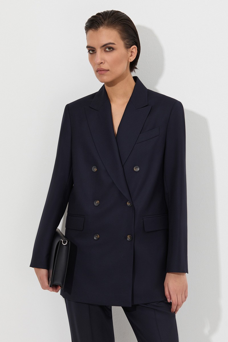 Jacket VASSA&Co, пол female, цвет Синий