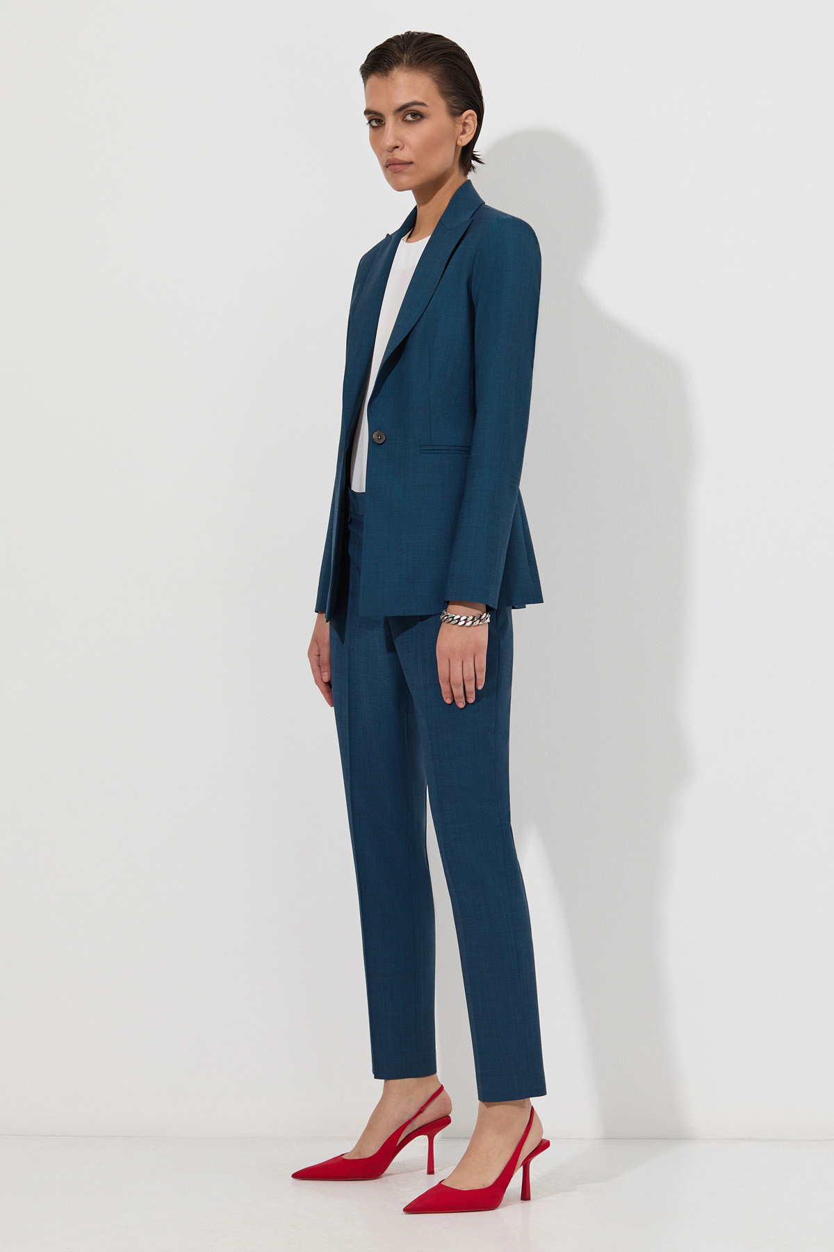 Pants female БРЮКИ VASSA&Co Синий