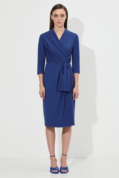 Дизайнерское платье VASSA&Co, пол женский, цвет синий