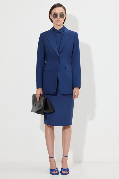 Юбка-карандаш VASSA&Co, пол женский, цвет синий