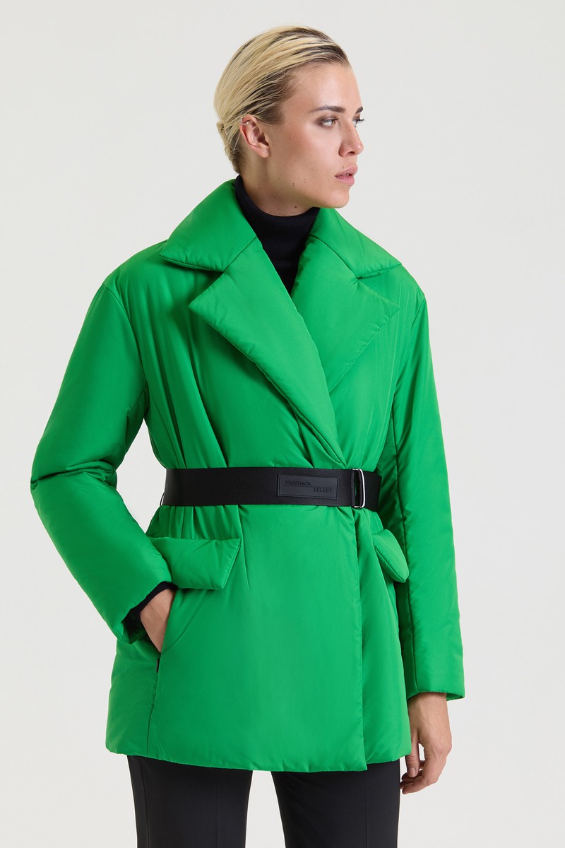 Куртка из плащевого материала VASSA&Co, пол женский, цвет зеленый