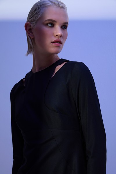 Платье VASSA&Co, пол женский, цвет черный