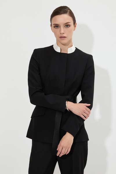 Jacket VASSA&Co, пол female, цвет black