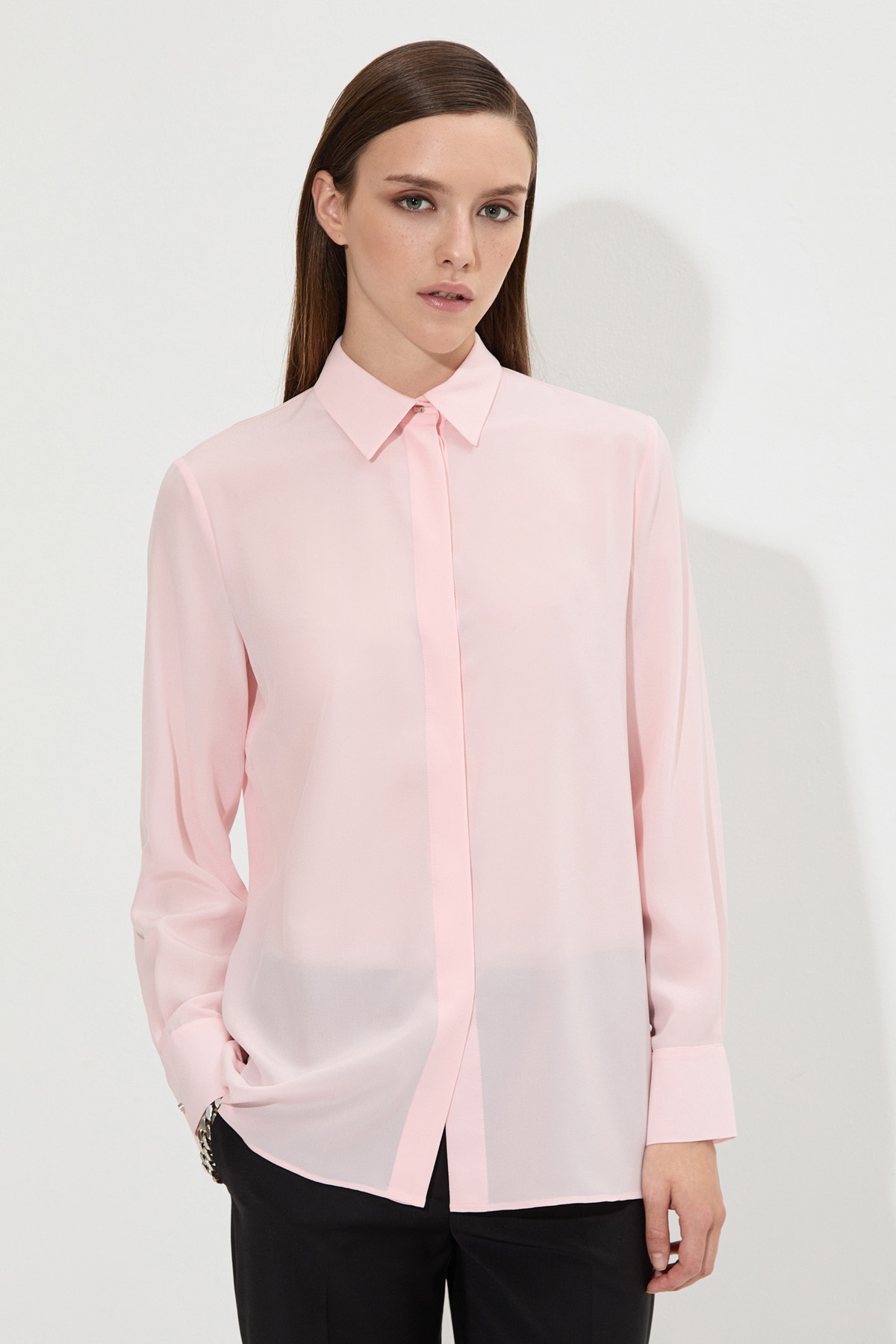 Blouse female БЛУЗКА VASSA&Co Pink