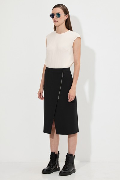 Юбка VASSA&Co, пол женский, цвет черный