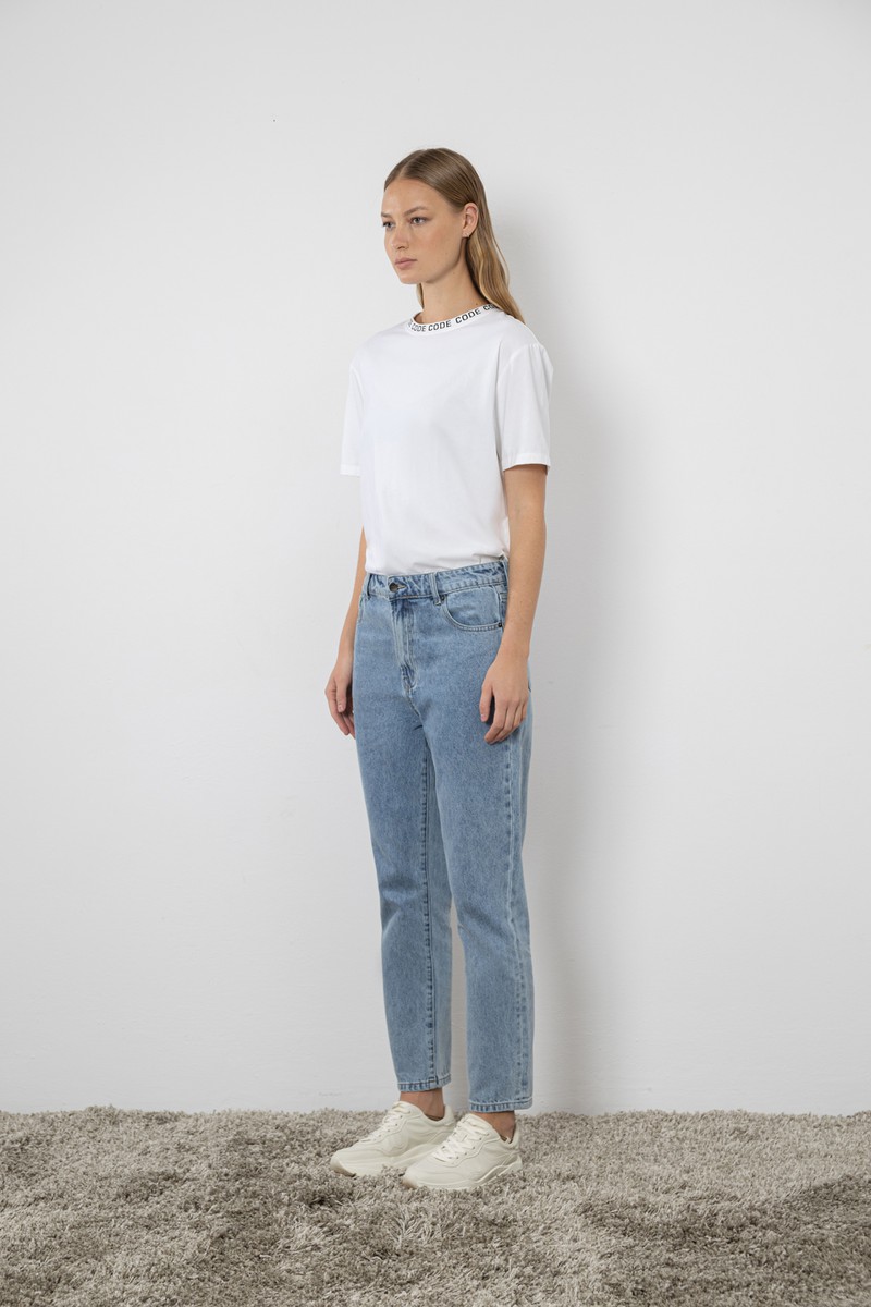 Pants VASSA CODE, пол female, цвет голубой