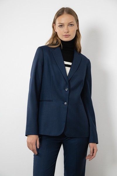 Жакет VASSA CODE, пол женский, цвет синий