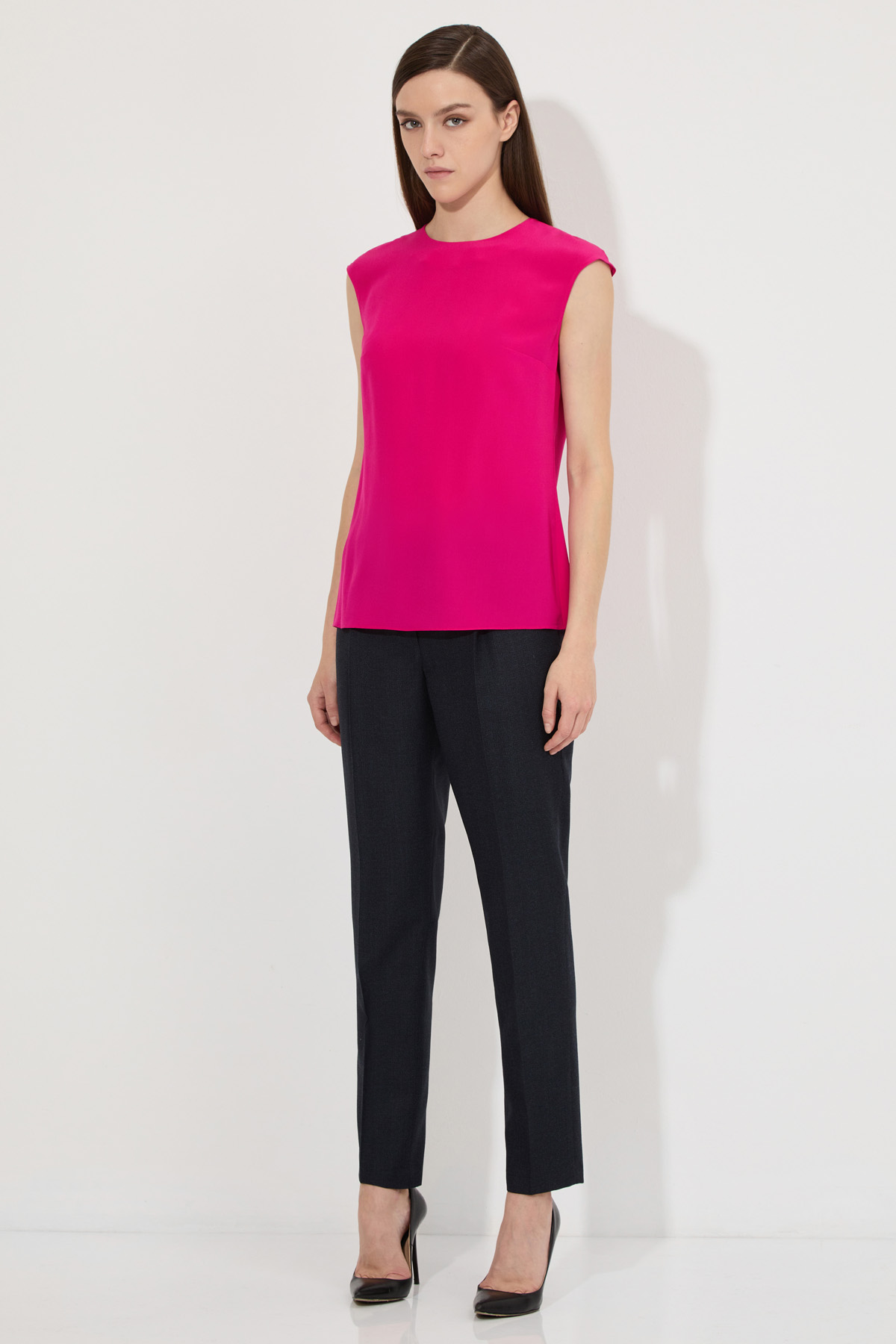Blouse female БЛУЗКА VASSA&Co Pink