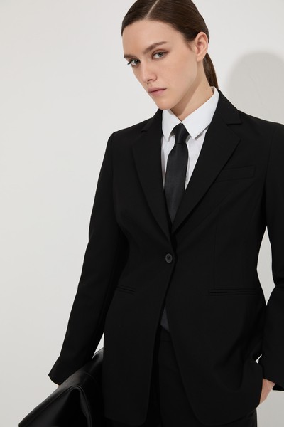 Жакет VASSA&Co, пол женский, цвет черный