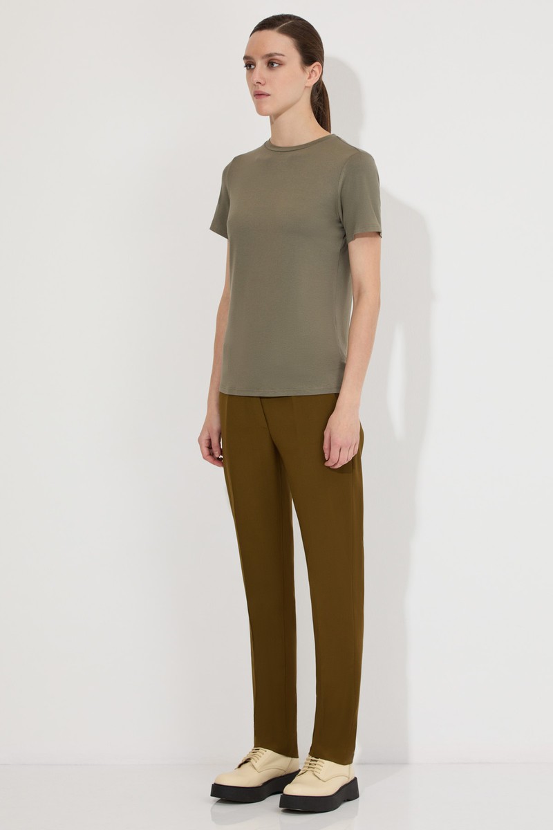 Футболка VASSA&Co, пол женский, цвет коричневый