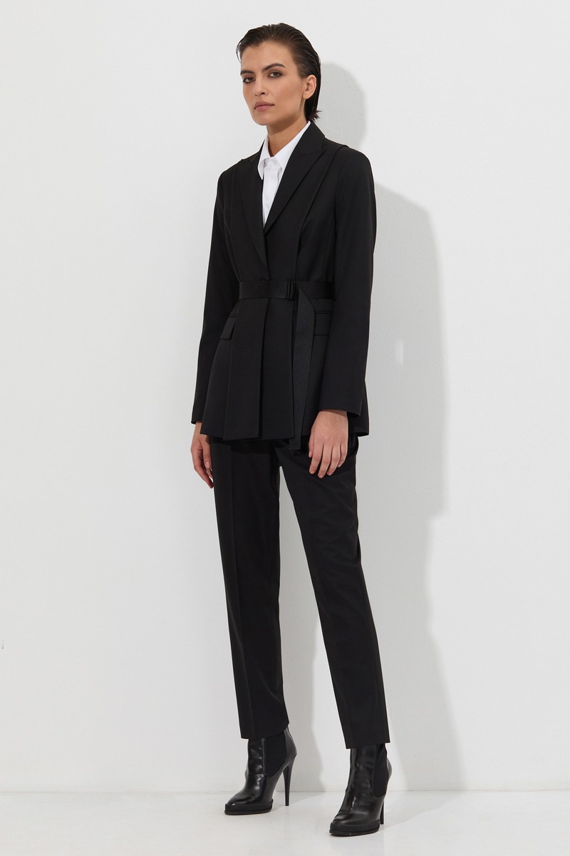 Дизайнерский жакет VASSA&Co, пол женский, цвет черный