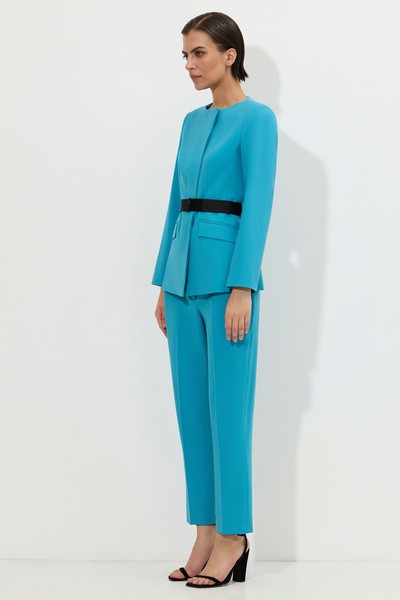 Jacket VASSA&Co, пол female, цвет голубой