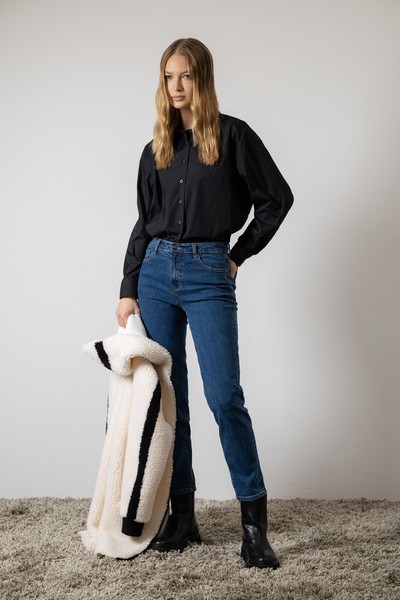 Джинсы Luxembourg Mid Rise VASSA CODE, пол женский, цвет синий