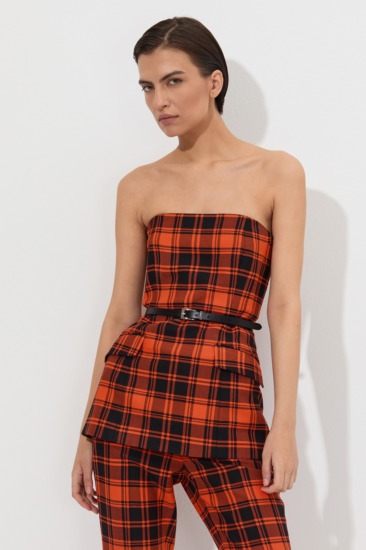 Vest female ЖИЛЕТ VASSA&Co Orange