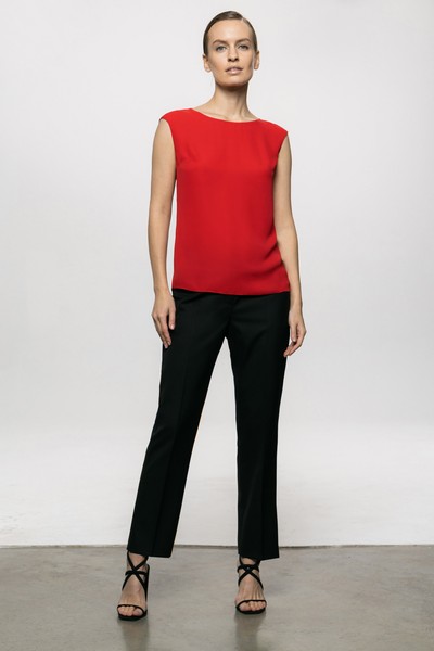 Блузка VASSA&Co, пол женский, цвет красный