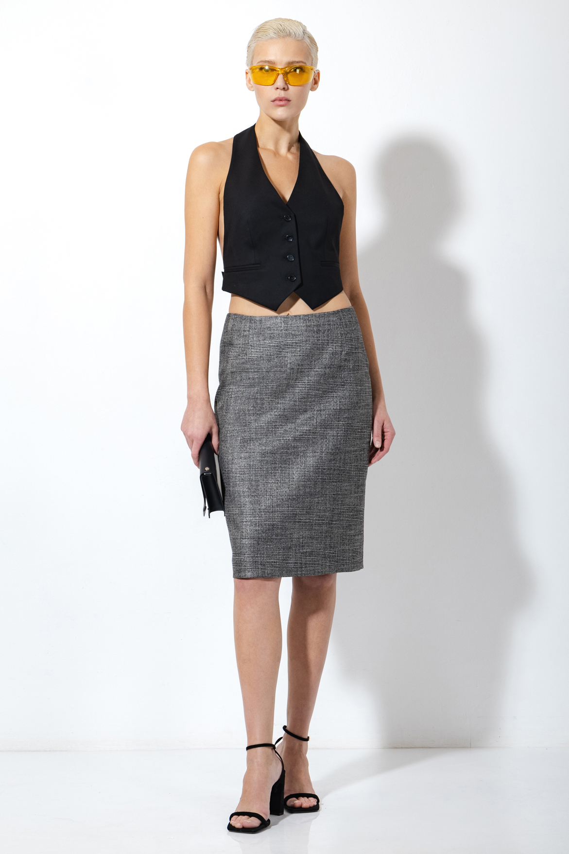 Юбка прямого кроя female ЮБКА VASSA&Co Black